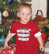 Luke is the "official present opener"