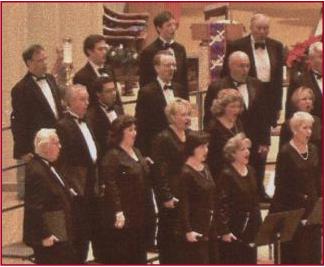 Bruce & Nancy singing with Schola Cantorum of Texas