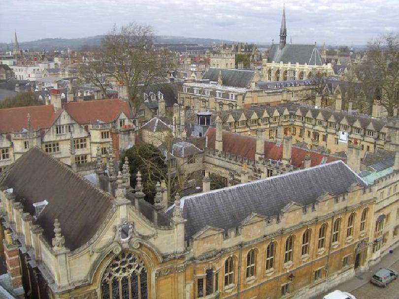 View of Oxford from St. Mary's tower